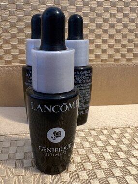 3 New Lancome Genifique Ultimate Serum 7ml .23 Oz Each Travel Size Paris France